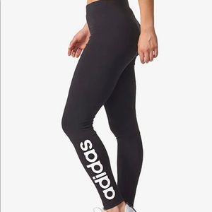Adidas Blue Cotton Leggings